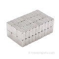 Aimant en bloc ndfeb permanent 10x10x5 mm, n35